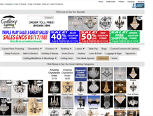 Tablet Screenshot of chandelierking.com